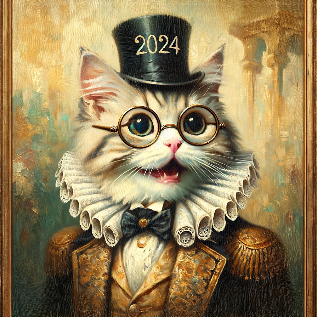Victorian cat from: Gearing up with Sanity in 2024