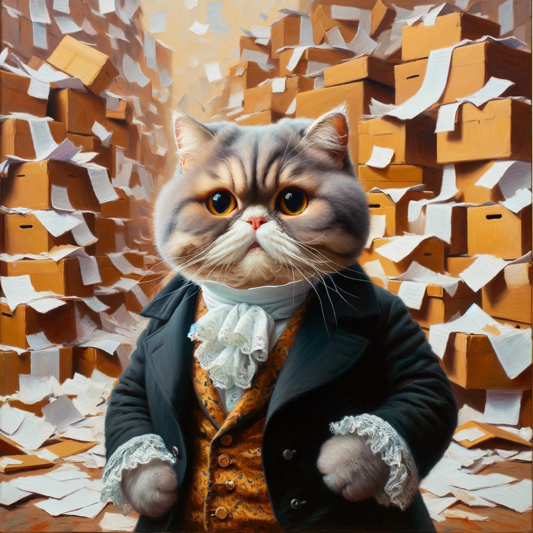 Victorian cat from: How to migrate from WordPress to Sanity fast