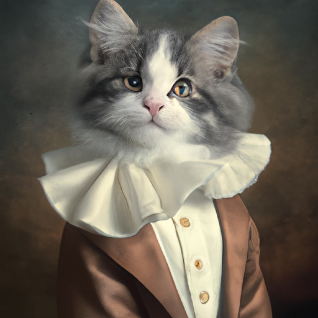 Victorian cat from: Sanity top tip, the Grandma test